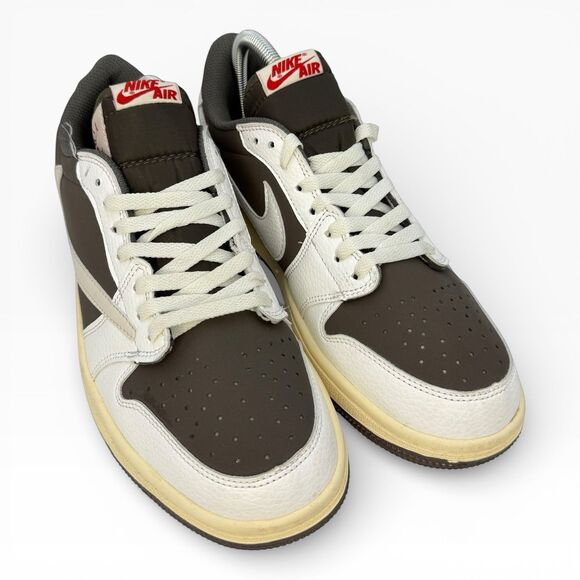 Size 10 - Jordan 1 Retro Low OG SP - Travis Scott Reverse Mocha - No Box - Clean